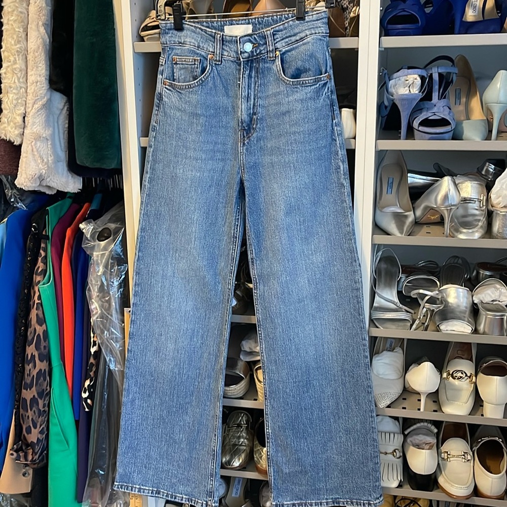 Wide high jeans from H&M